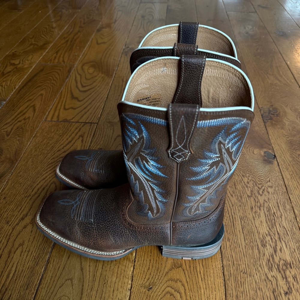 Men’s Ariat Quickdraw Western Boots, Size 13 EE (Wide), Worn once! EUC - Picture 2 of 7